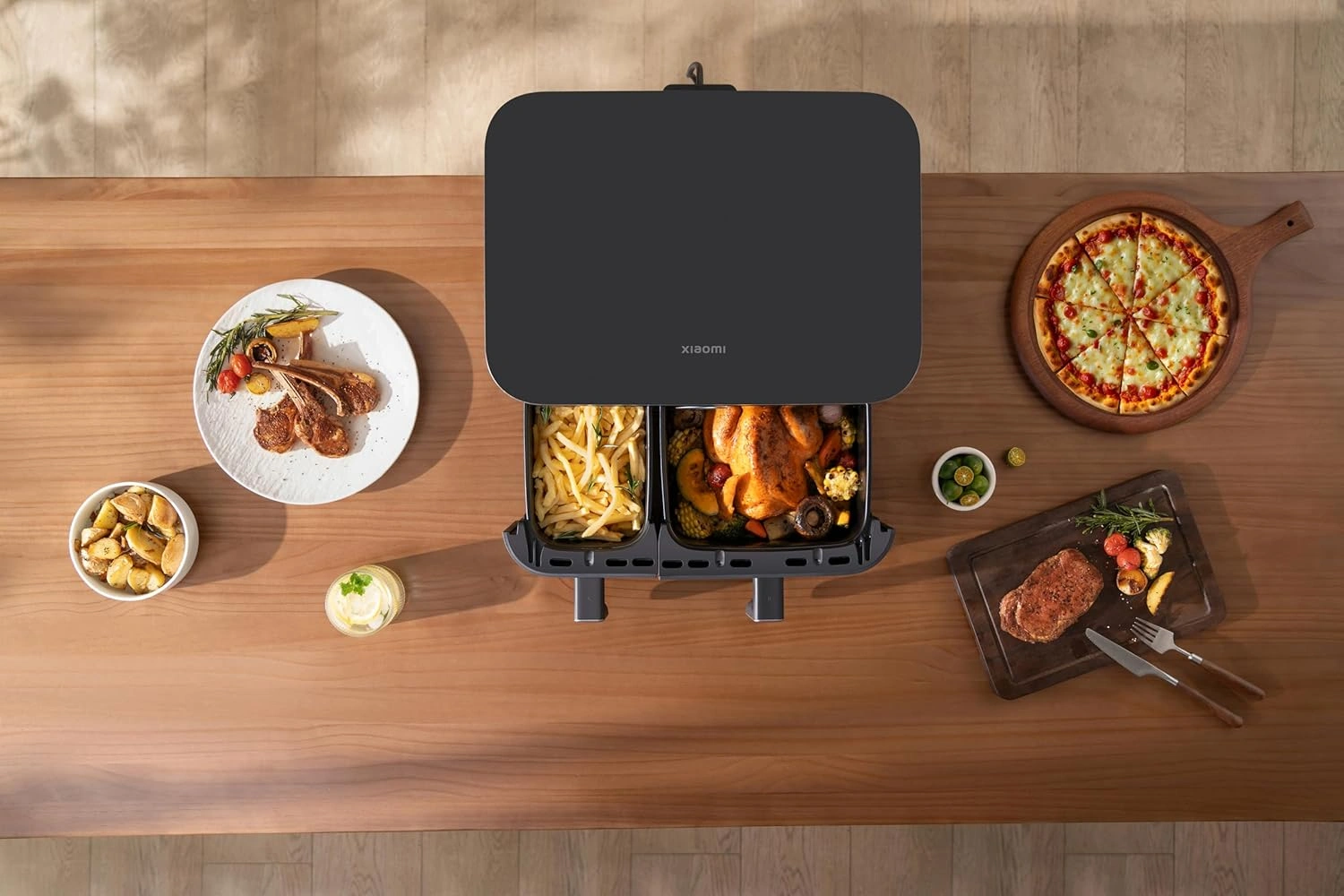 سرخ کن بدون روغن (هواپز) 10 لیتری شیائومی مدل Xiaomi Dual Zone Air Fryer 10L