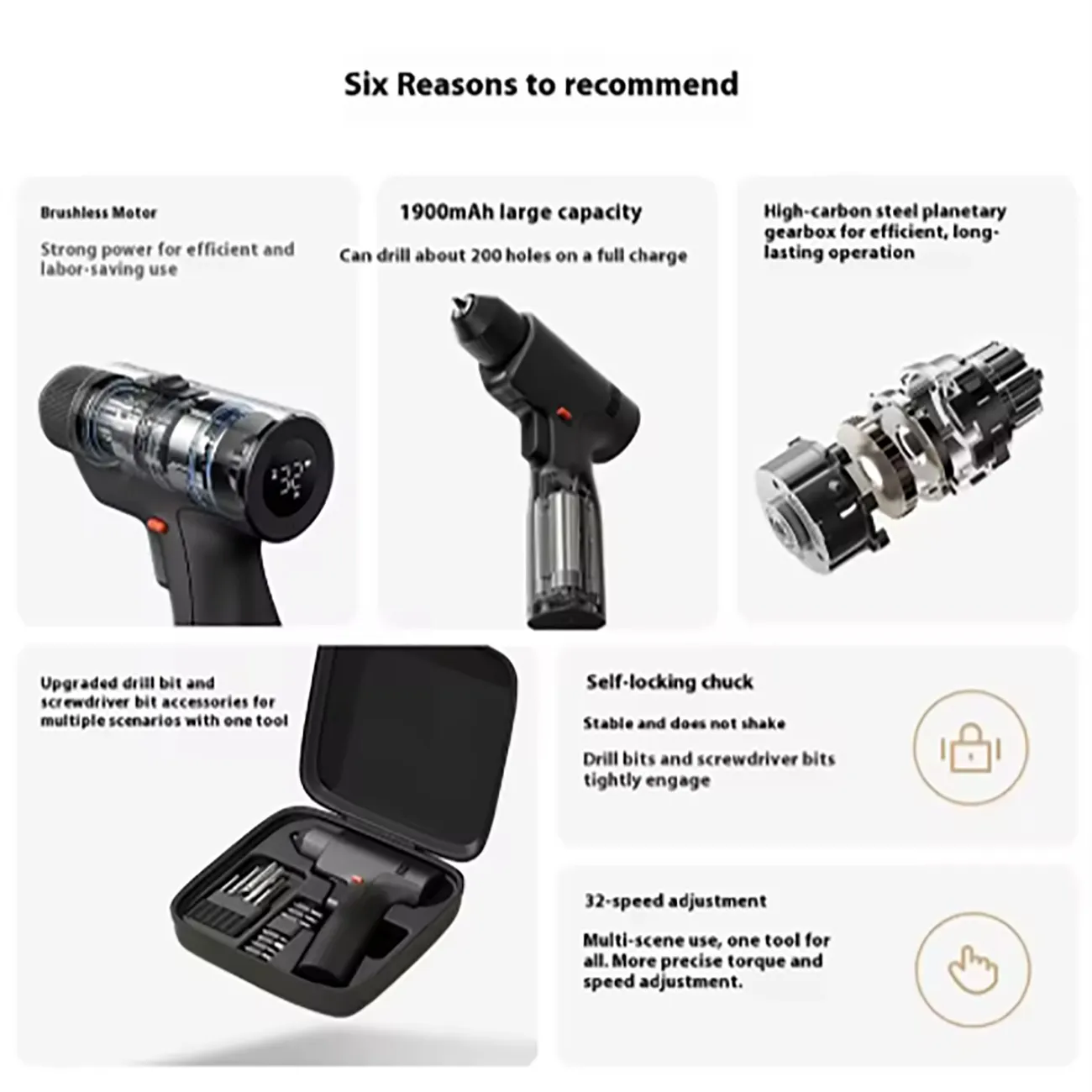 دریل شارژی 2 شیائومی Mijia Brushless Drill 2 MJWSDZ002QW