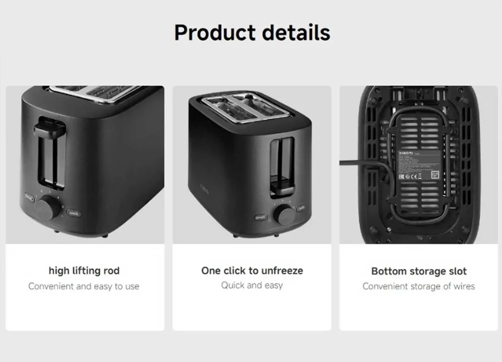 توستر برقی شیائومی مدل Xiaomi Toaster XMTSJ01FD