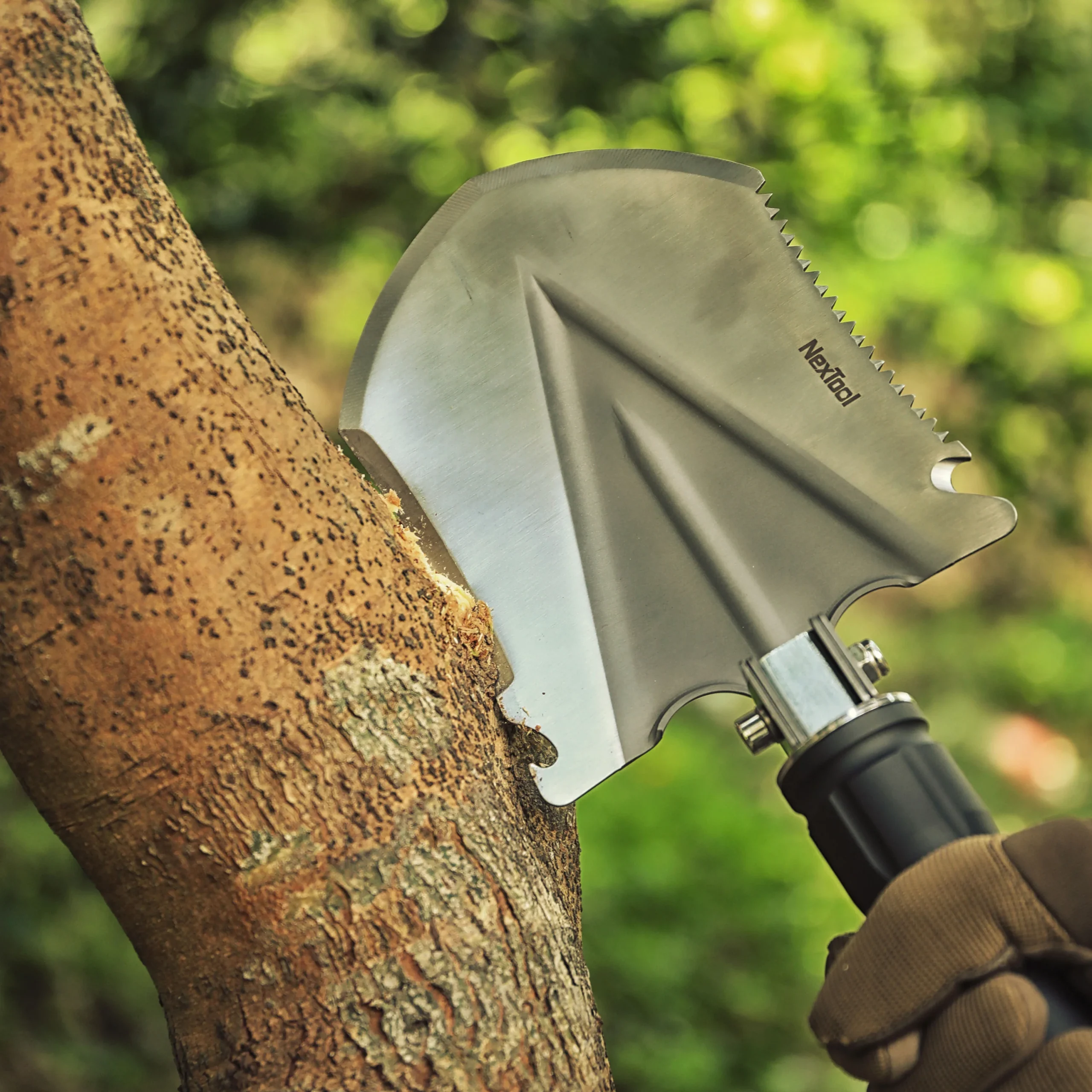 بیل تاشو چندکاره شیائومی مدل NexTool Multi Functional Folding Shovel