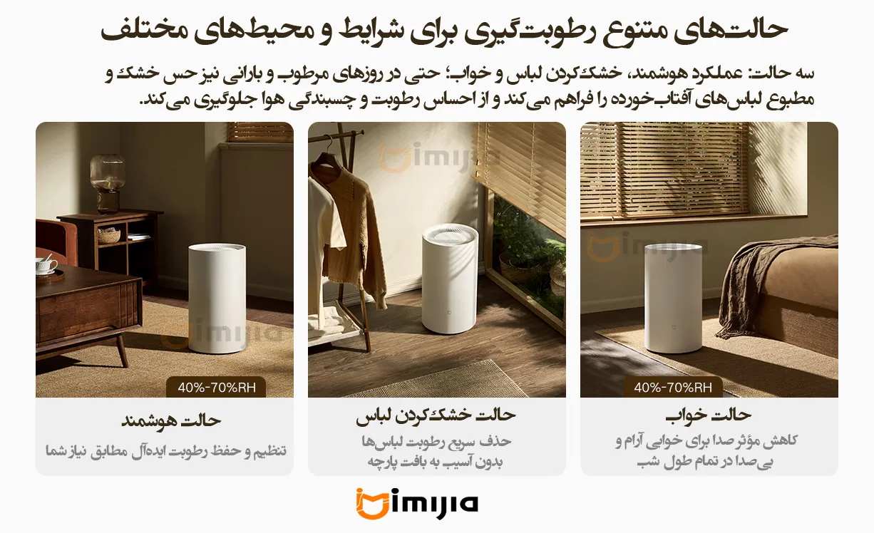 دستگاه رطوبت گیر شیائومی مدل Mijia Smart Dehumidifier DM-CS13BFA5A