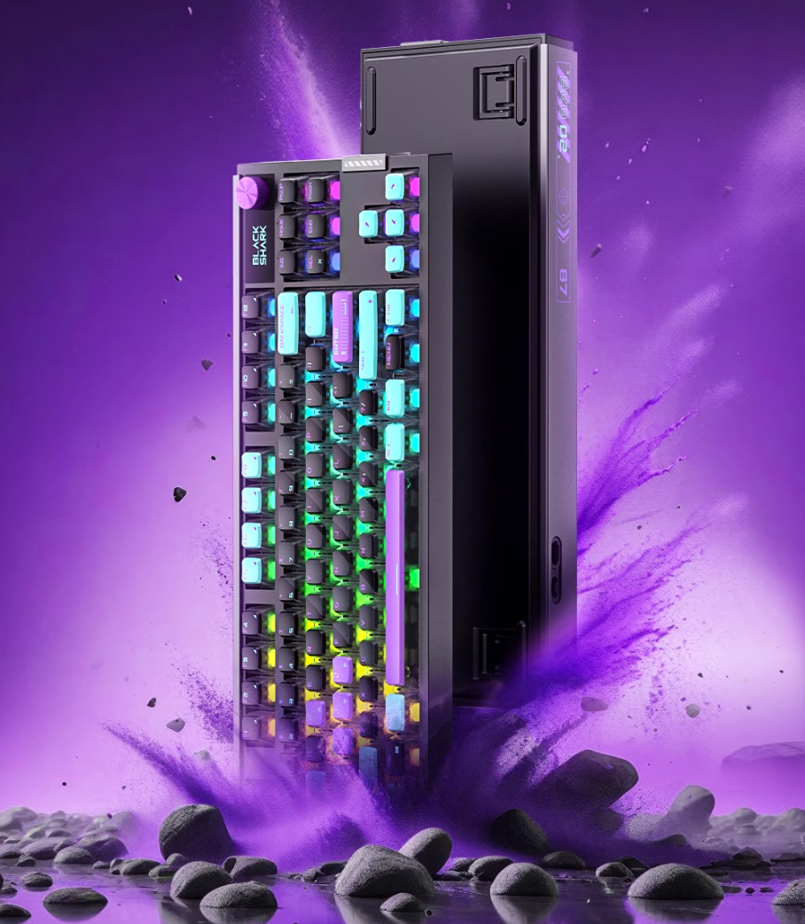 کیبورد گیمینگ بیسیم بلک شارک مدل Black Shark Wireless Gaming Keyboard