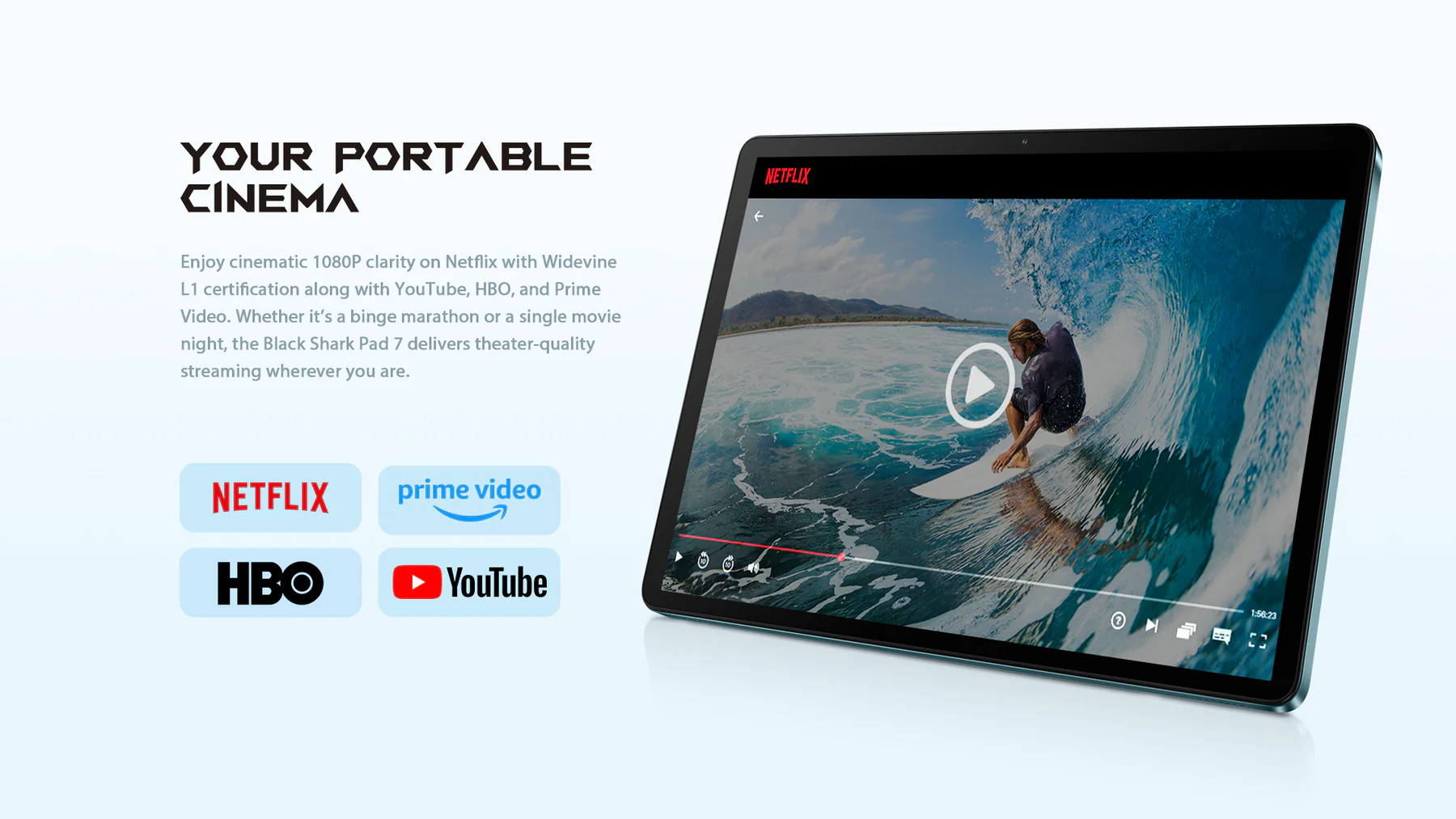 تبلت شیائومی مدل Black Shark Pad 7 6/128