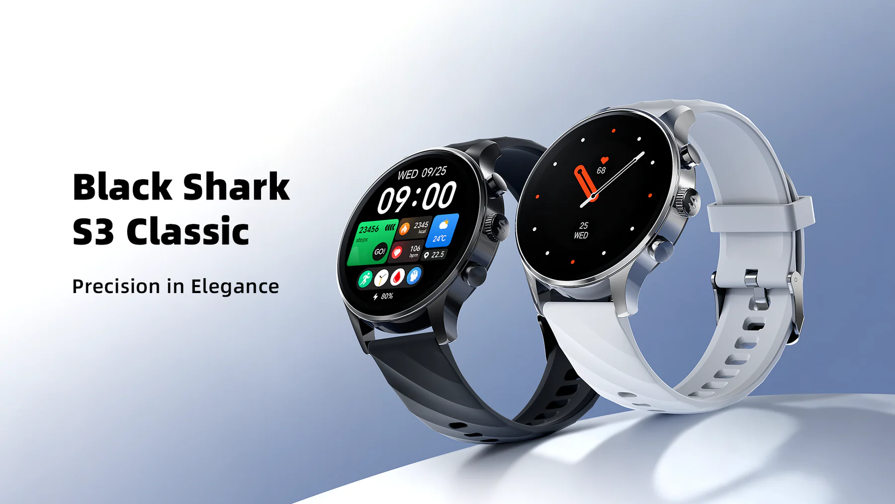 ساعت هوشمند شیائومی مدل Black Shark SmartWatch S3 Classic