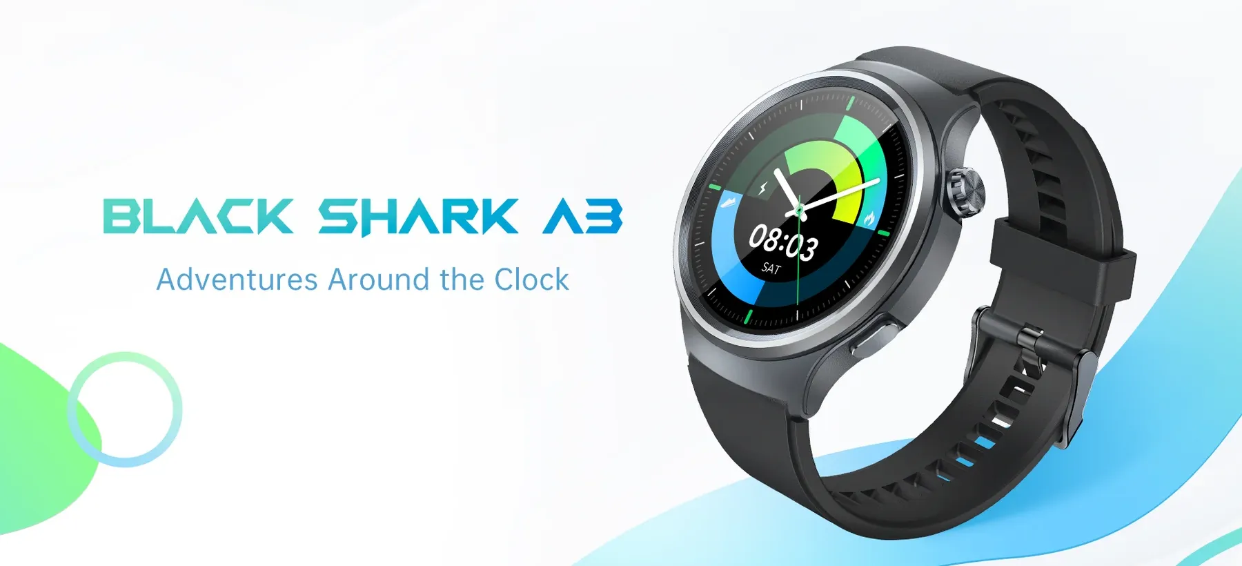 ساعت هوشمند شیائومی مدل Black Shark SmartWatch A3