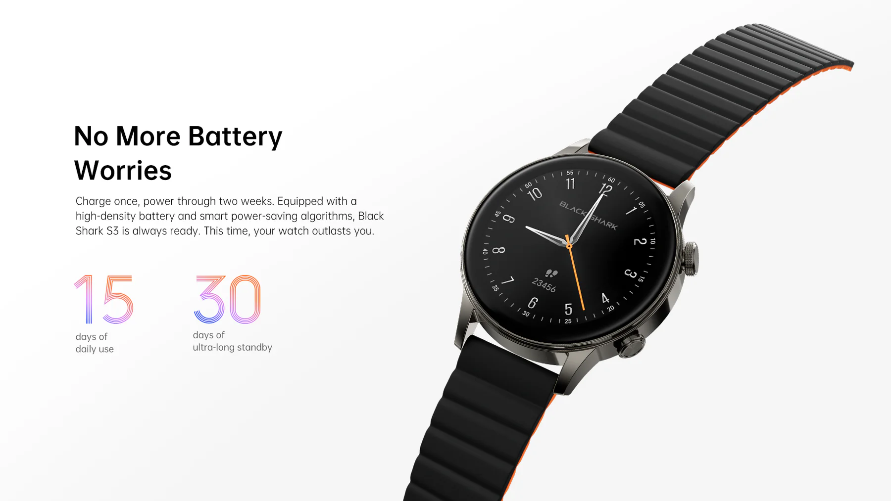 ساعت هوشمند شیائومی مدل Black Shark SmartWatch S3