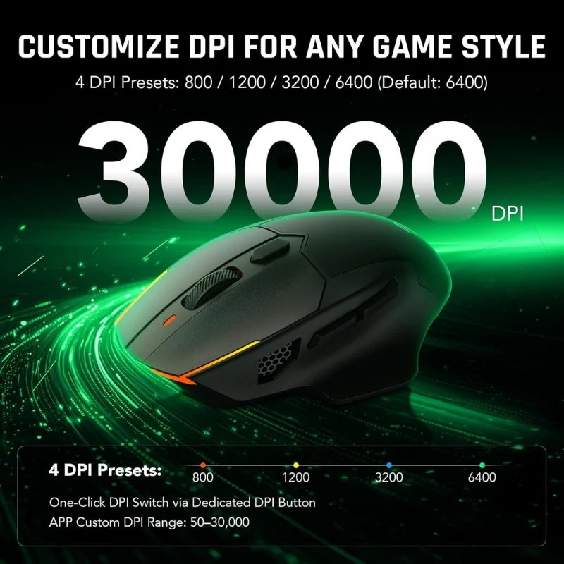 ماوس گیمینگ بلک شارک مدل Black Shark Dark Gaming Mouse