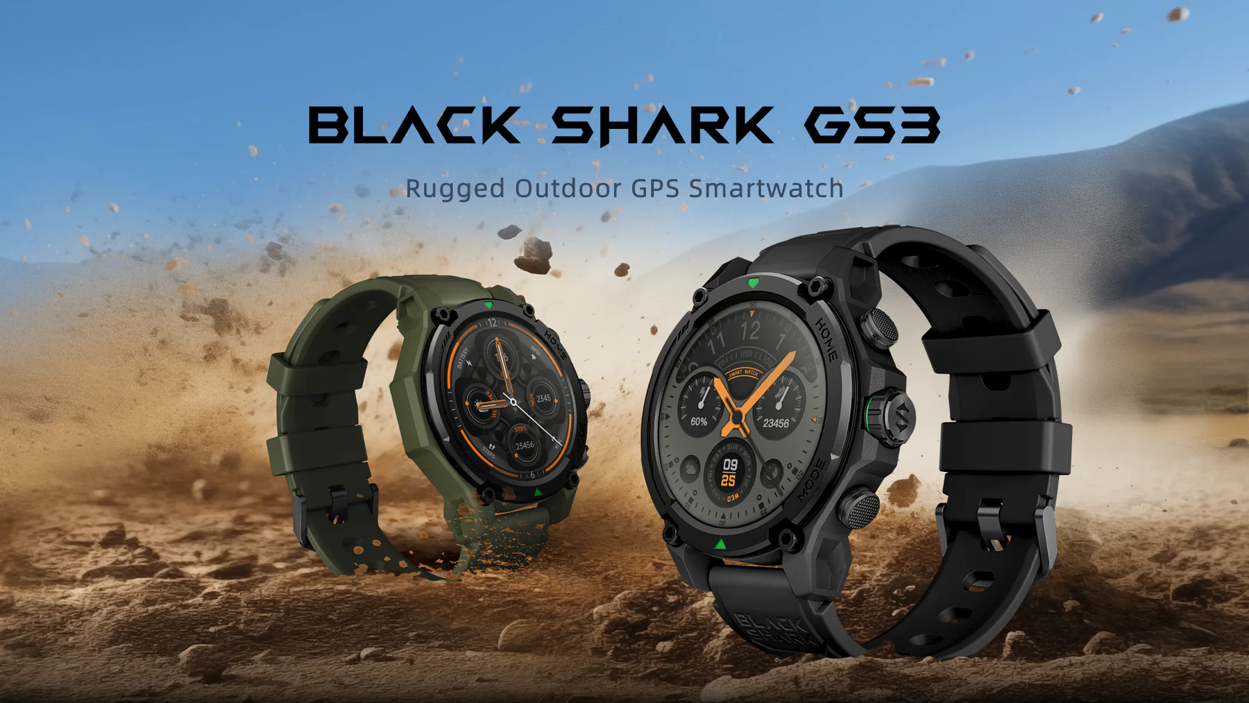 ساعت هوشمند شیائومی مدل Black Shark SmartWatch GS3