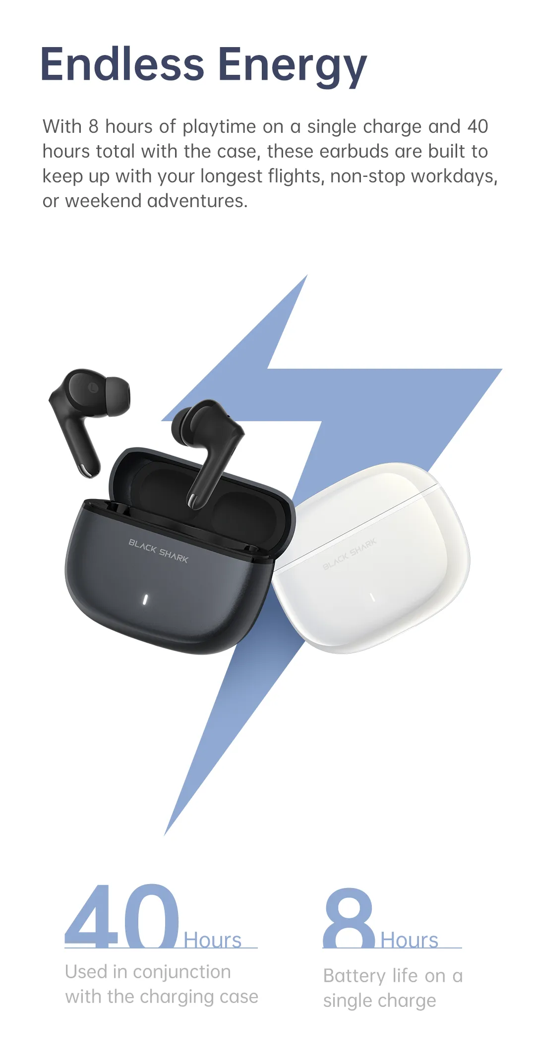 ایرپاد بلک شارک مدل Black Shark T23 Wireless Earbuds