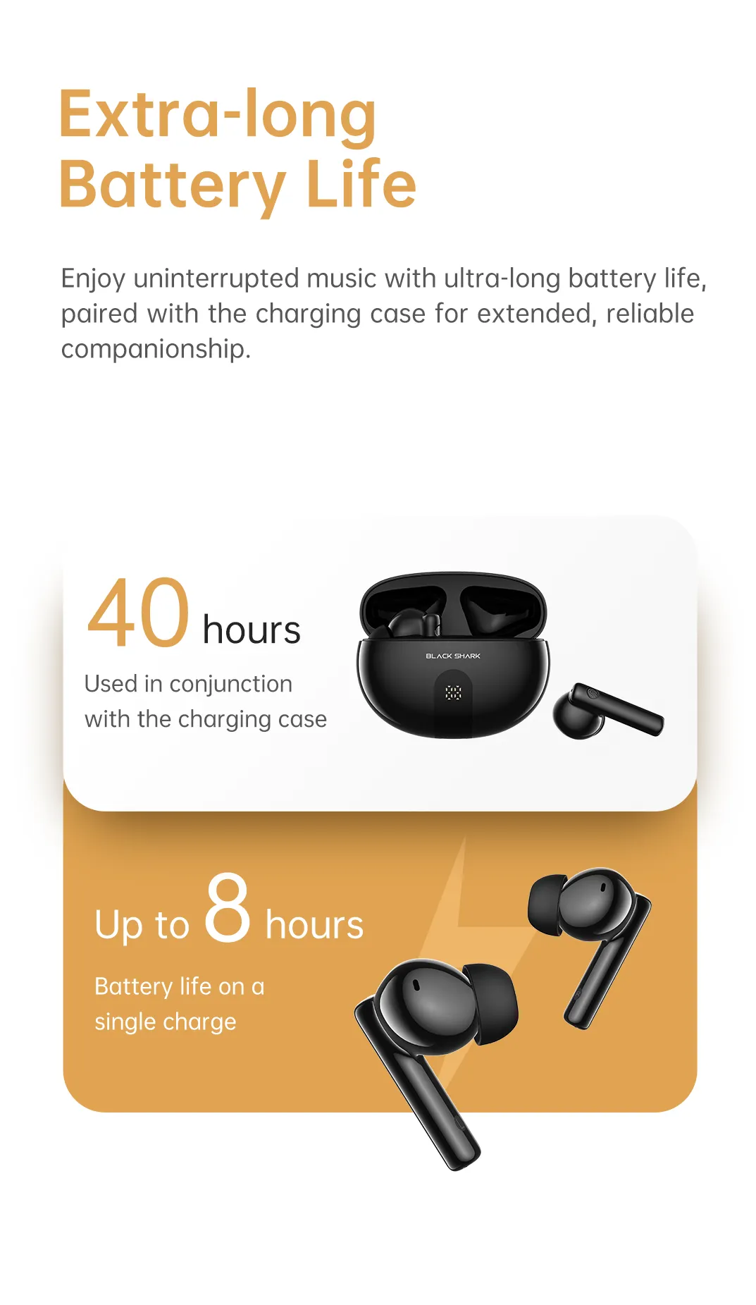 ایرپاد بلک شارک مدل Black Shark T18 Wireless Earbuds