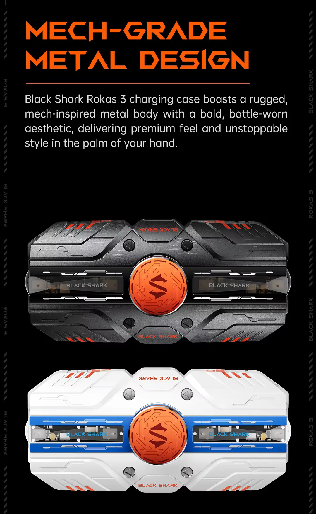 ایرپاد گیمینگ بلک شارک مدل Black Shark Rokas 3 Gaming Buds