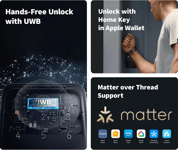 قفل و دستگیره هوشمند شیائومی مدل Aqara Smart Lock U400