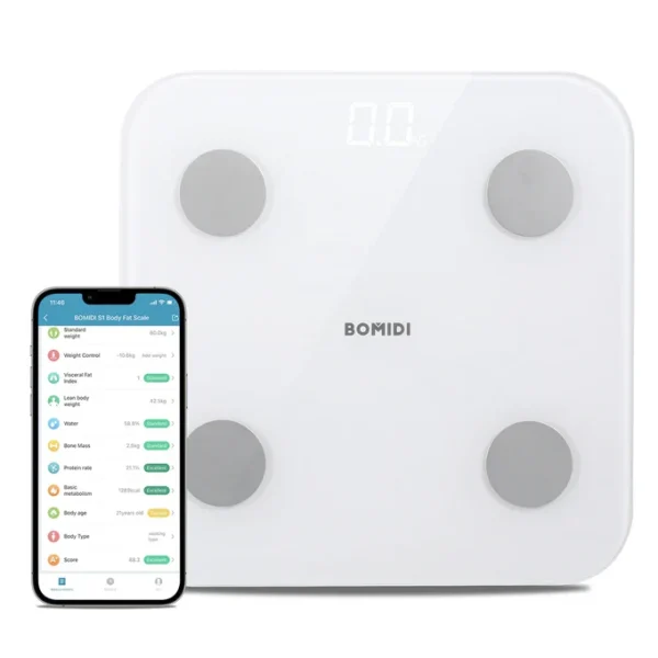 ترازو هوشمند شیائومی مدل Bomidi Smart Body Fat Scale S1