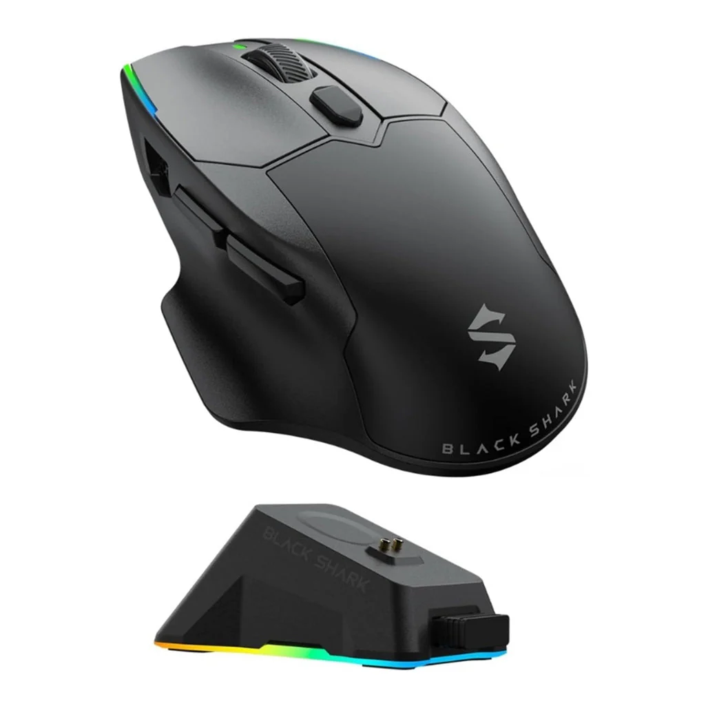 ماوس گیمینگ بلک شارک مدل Black Shark Dark Gaming Mouse ماوس گیمینگ بلک شارک مدل Black Shark Dark Gaming Mouse